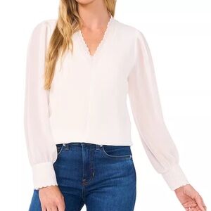 NWT Women’s Scalloped Cece Blouse